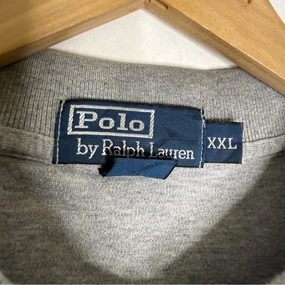 Polo Ralph Lauren Polo Shirt Men’s Gray Short Sleeve Polo Shirt XXL